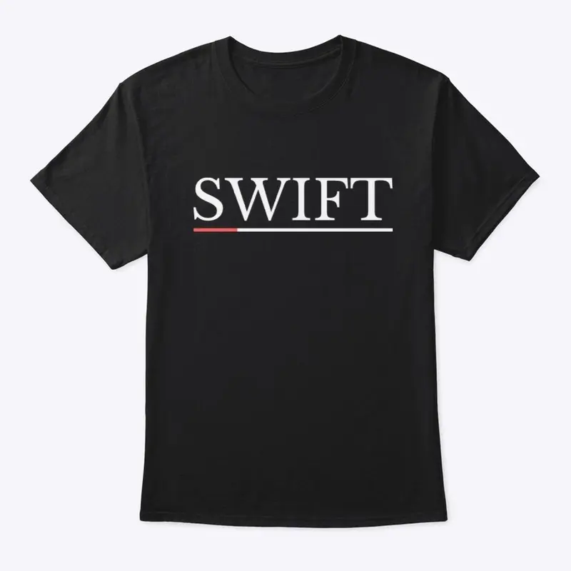 RED AND WHITE SWIFT T SHIRT